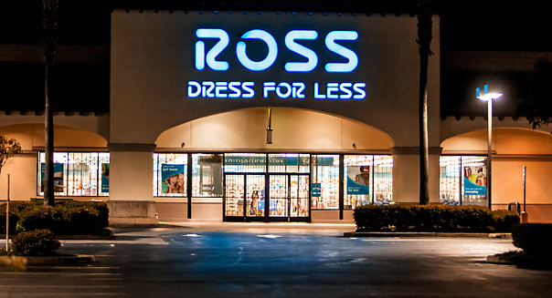 CPHJEN A Ross Dress for Less Store at night