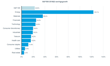 S&P 500 Earnings Bar Chart