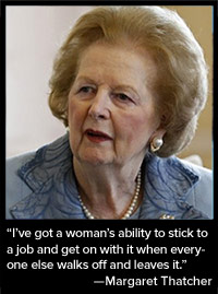 Margaret Thatcher