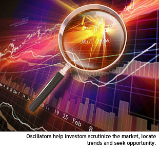 Oscillators help investors scrutinize the market, locate trends and seek opportunity.