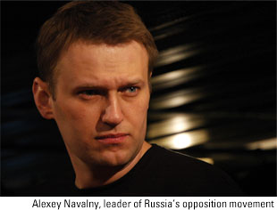 Navalmy, leader of Russia's opposition movement